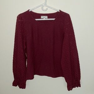 Madewell Sweater Pullover Burgundy Size XL